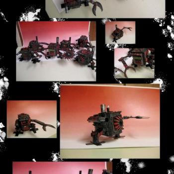 Ork Killa Kan (6) lot Scratchbuilt by beeciao