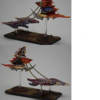 Tzeentch Chariot by terryanddeidra