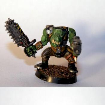 My First Painted Ork by Grobocop88