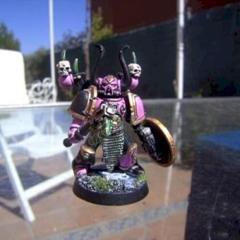 Chaos Space marine Slaanesh by Akore