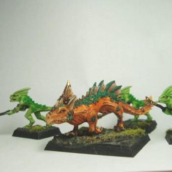 Lizardmen Salamander Pack by jx koh