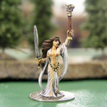 Bretonnian sorceress by obenda