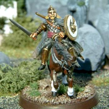 A Rider of Rohan with Sword by Laran