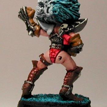 Blood Bowl Dark Elf Witch by ghorghor