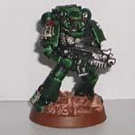 First Space Marine unit by Kit Kat Warrior