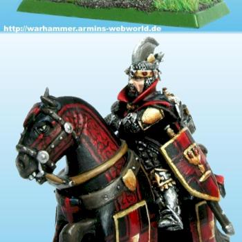 Bretonnian Duke with axe by GuillaumeLeCourageux