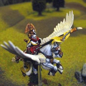 Bretonnian Lord on Pegesus by ChosenStudios