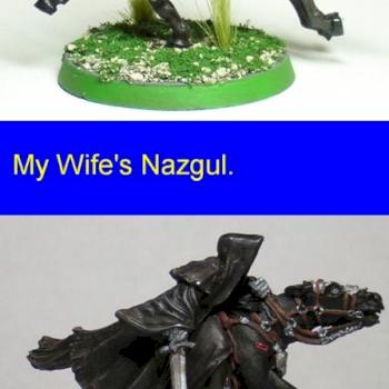 Mounted Ringwraith by barisazi