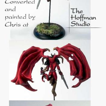 Female Demon Sargent Conversion by hoffmangler