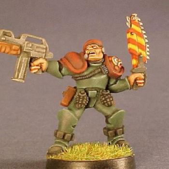 Blood beret sgt. by Rene le Bon