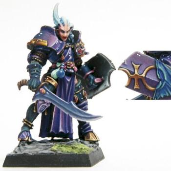 Chaos Champion of Slaanesh by QiaoZhong