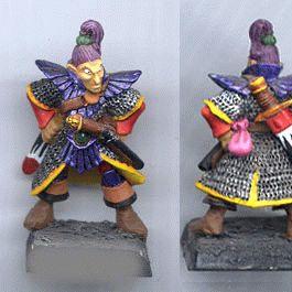 old Dark Elf with handgun by Paul Blue
