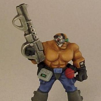 Cybertronic hero by Rene le Bon