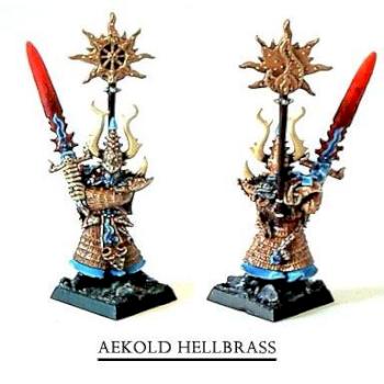 Aekold Helbrass - Chaos Tzeentch champion by paganpete