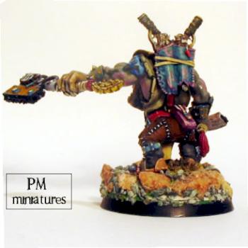 Ork warboss back by PM miniatures
