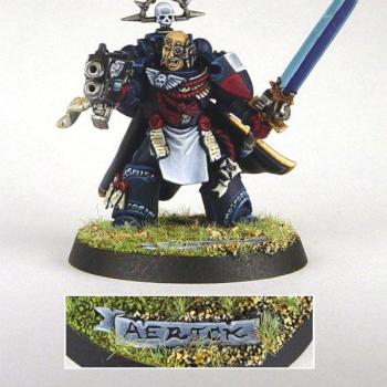 Crimson Fists Space Marine Chapter Master Aerick by Spartanacus