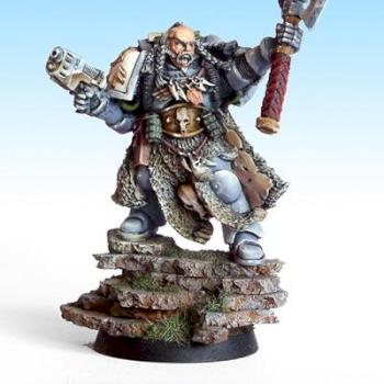 Space Wolves Rune Priest by Ana