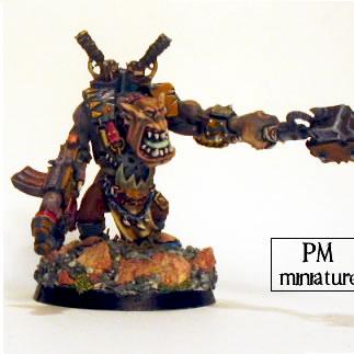 Ork warboss by PM miniatures
