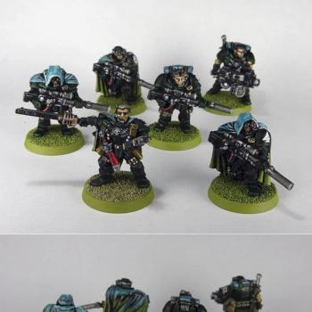 Dark Angel Space Marine Scouts by Spartanacus