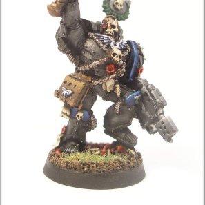Chaplain Cassius with unreleased Combi Flamer by SkullWhite