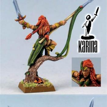 WARHAMMER Wood Elf Wardancer Lord by Karina