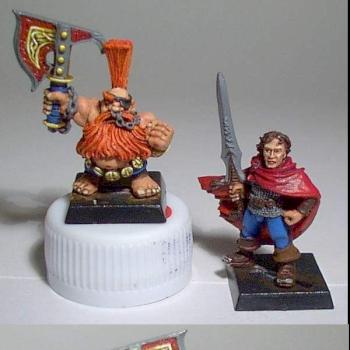 Gotrek & Felix (old version) in progress by drako1998