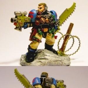 Space Marine Scout by gerlan