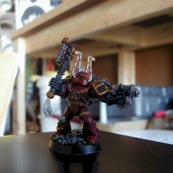 Khorne Berzerker Chaos Space Marine by Snoochiboocheze2