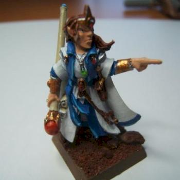 My first high elf mage by darkarden