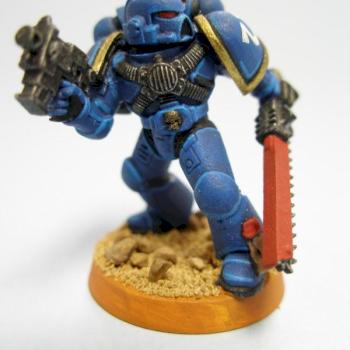 Ultramarine sergeant by Dave4tin