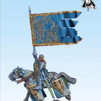 Bretonnian Standard Bearer by Black Gobbo
