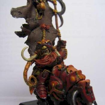 Porte-étendard Khor sur razorback by ishka
