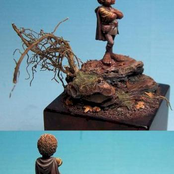 Yarry by chaotic landscape