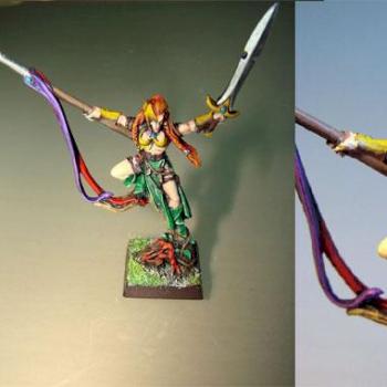Wood Elf Wardancer Lord by EValheru