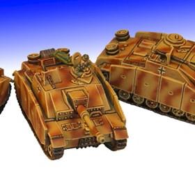 Battlefront 15mm Stug IIIG platoon. by LeiferAxe