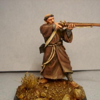 perry miniatures 40mm spanish guerilla monk by majorsmith