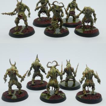 Plaguebearers of Nurgle (1/3) by blackgonzo