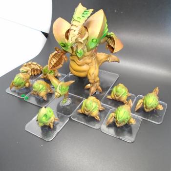 Monsterpocalypse Painted Gorghadra starter box & Chomper, Destructomite Units by w013ejb