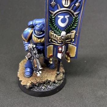 SPACE MARINE ANCIENT ULTRAMRINES by juanlurockerman