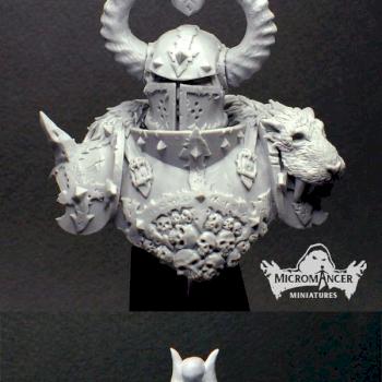 Chaos warrior bust 1/10 scale by 4K_