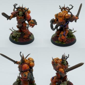 Nurgle Lord of Chaos, Captain in Gravis Armor by blackgonzo