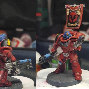 Blood Angels Hellblaster Sergeant by ChristianS
