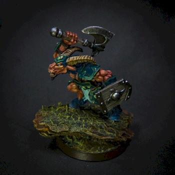 Goatman Berzerker by Nighbreeze