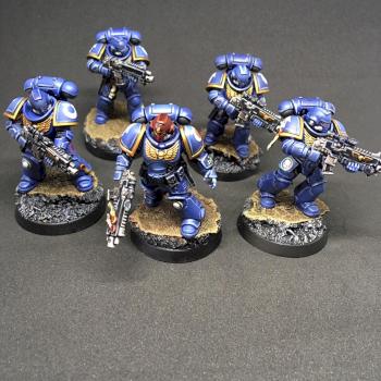 INTERCESSOR SQUAD PRIMARIS SPACE MARINES ULTRAMARINES WARHAMMER 40k by juanlurockerman