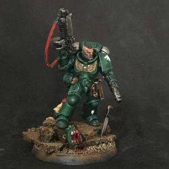 Dark Angels Primaris Lieutenant by FolgPaints
