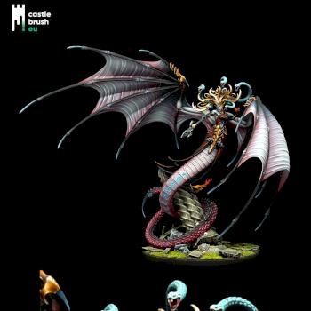 Morathi, the Shadow Queen by castlebrush