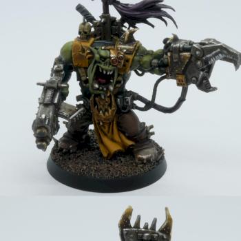 Bad Moon Ork War Boss by blackgonzo