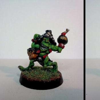 Bomber Dribblesnot Blood bowl goblin by Blaze20