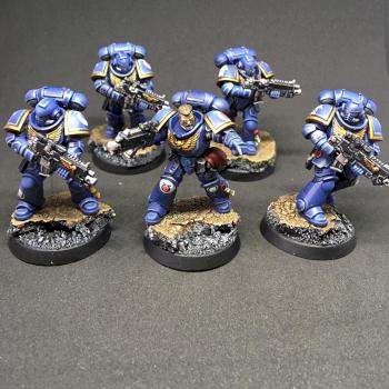 INTERCESSOR SQUAD PRIMARIS SPACE MARINES ULTRAMARINES WARHAMMER 40k by juanlurockerman