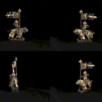 Bretonnian Knight Standard Bearer by Eclipseddstny